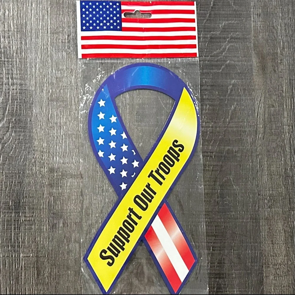 💞 New “Support Our Troops” Yellow Ribbon Magnet